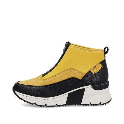 Rieker Ladies Zip Front Trend Sneaker Boot