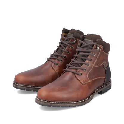 Rieker Men's Lace Up Ankle Boot
