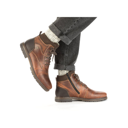 Rieker Men's Lace Up Ankle Boot