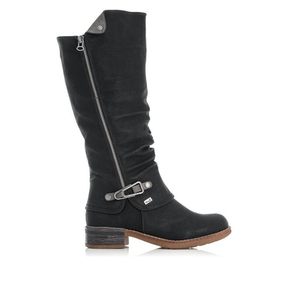 Rieker Ladies Zip Sided Long Boot