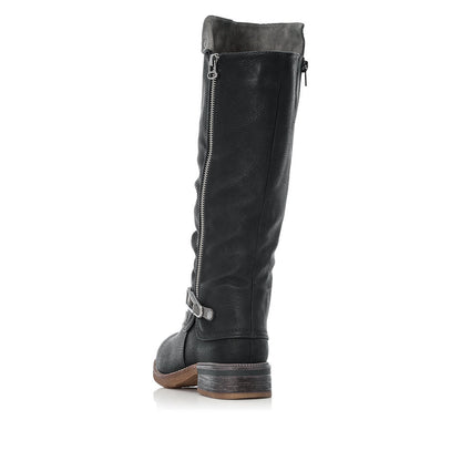 Rieker Ladies Zip Sided Long Boot