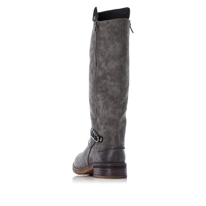 Rieker Ladies Zip Sided Long Boot