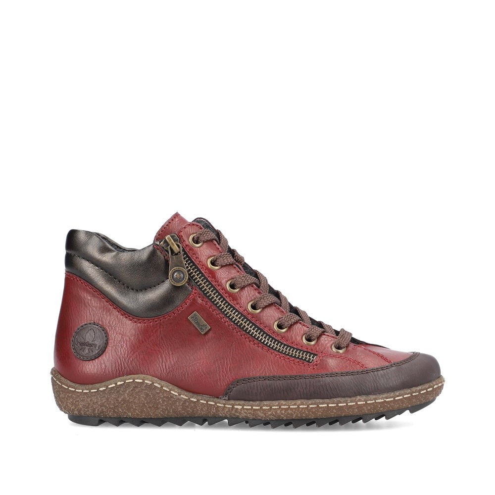 Rieker Ladies Tex Lined lace Up Ankle Boot