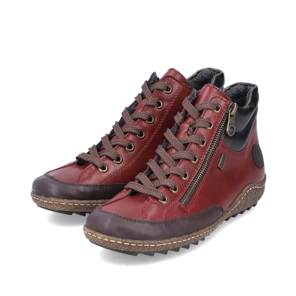 Rieker Ladies Tex Lined lace Up Ankle Boot
