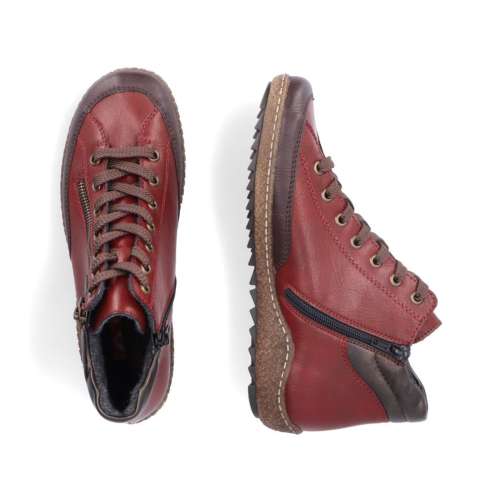 Rieker Ladies Tex Lined lace Up Ankle Boot