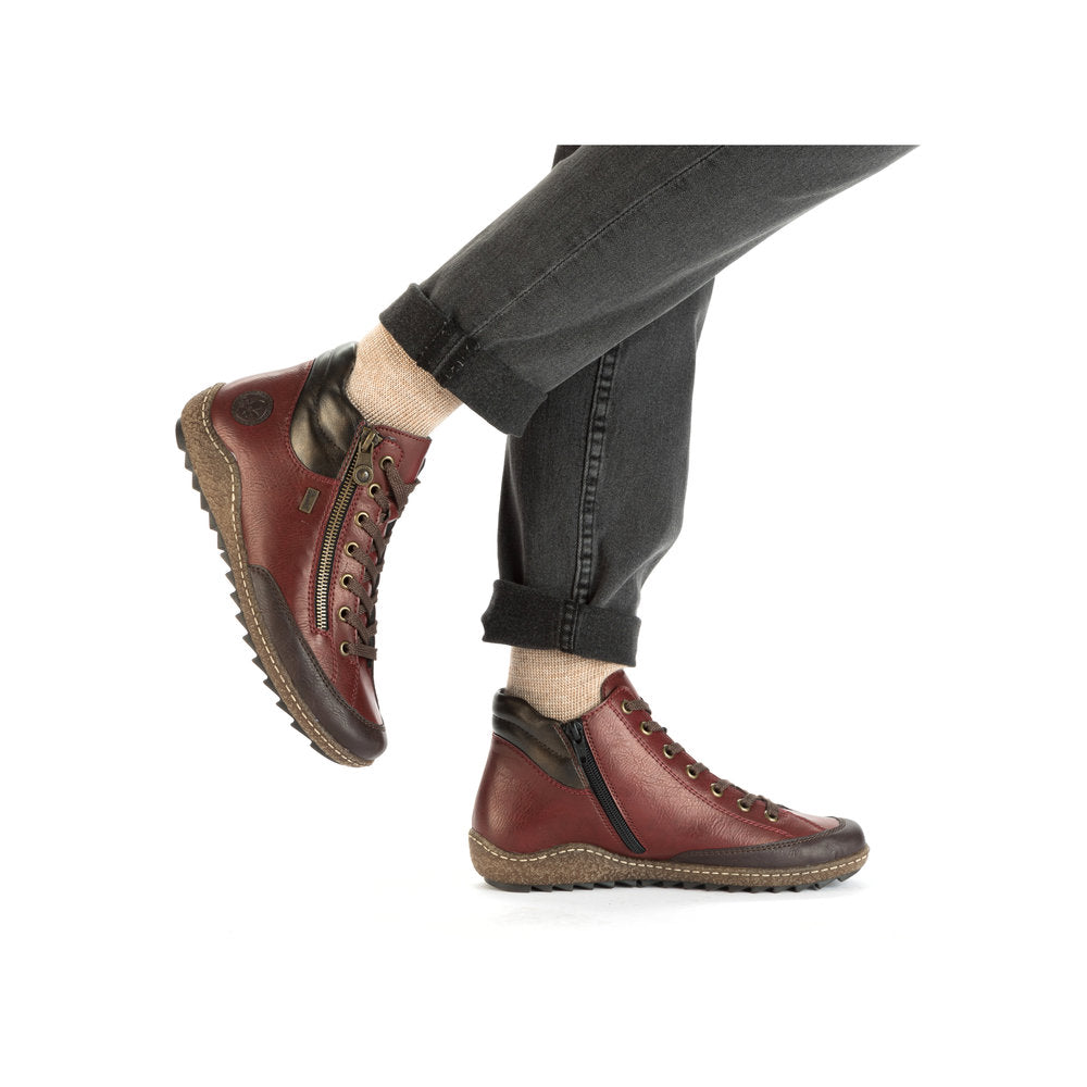 Rieker Ladies Tex Lined lace Up Ankle Boot