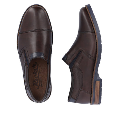 Rieker Men's Classic Toe Cap Slip On Shoe