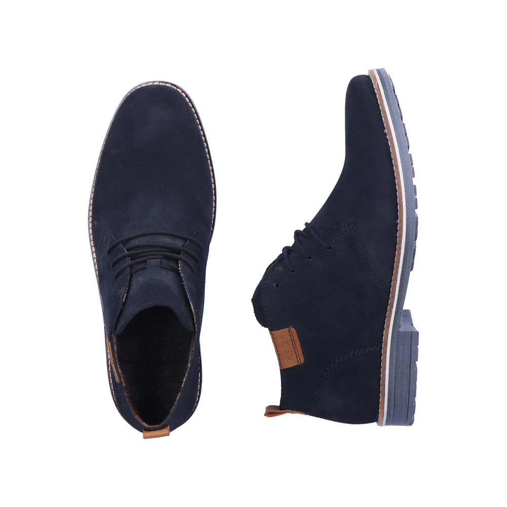 Rieker Men's Lace Up Suede Chukka Boot