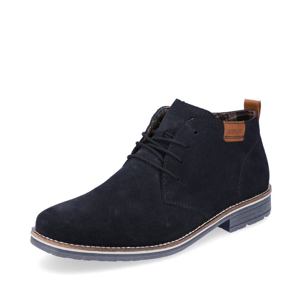 Rieker Men's Lace Up Suede Chukka Boot