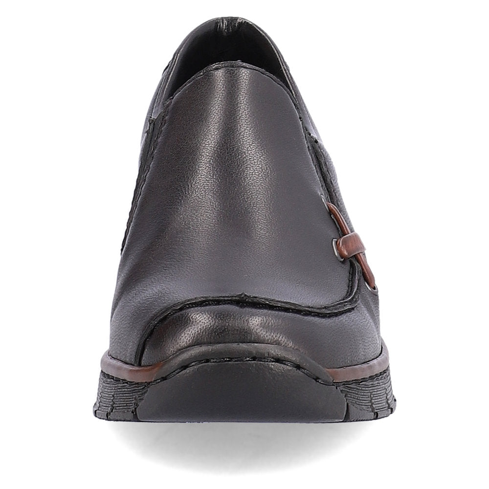 Rieker Ladies Low Wedge Slip On Shoe