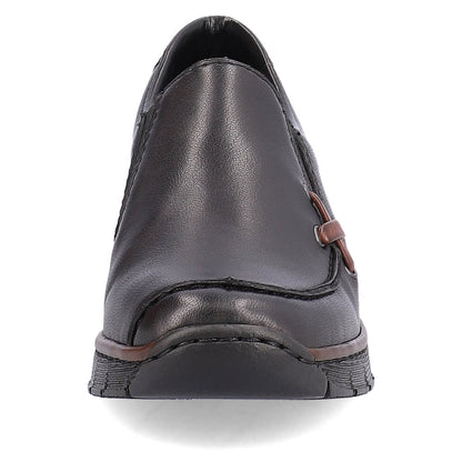 Rieker Ladies Low Wedge Slip On Shoe