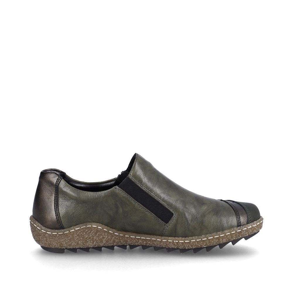 Rieker Ladies Zip Sided Tex Lined Shoe