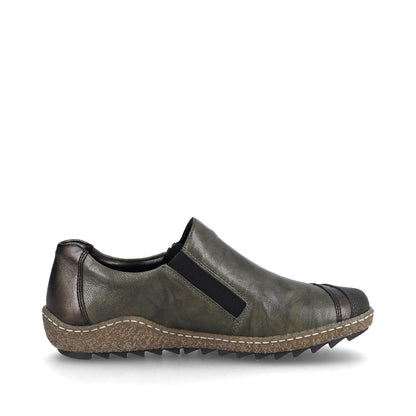 Rieker Ladies Zip Sided Tex Lined Shoe