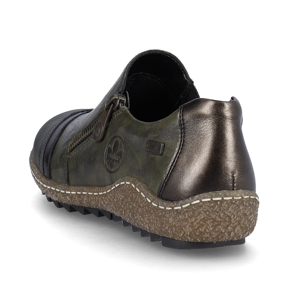 Rieker Ladies Zip Sided Tex Lined Shoe