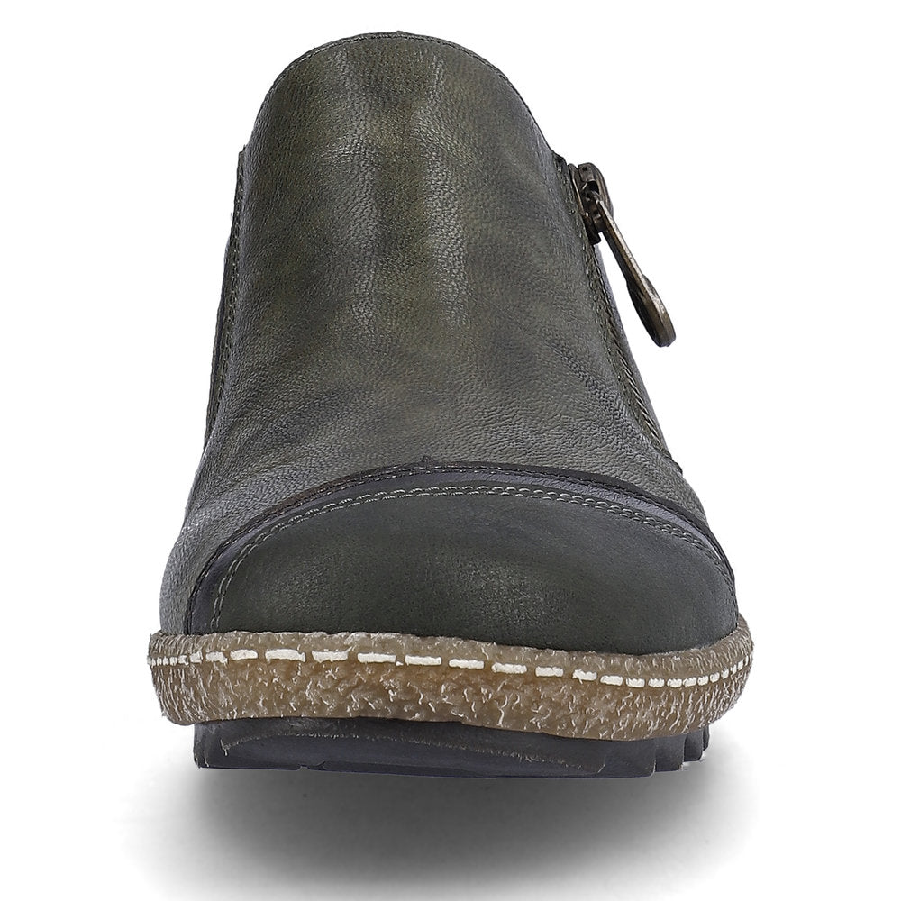 Rieker Ladies Zip Sided Tex Lined Shoe