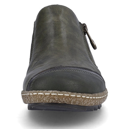 Rieker Ladies Zip Sided Tex Lined Shoe