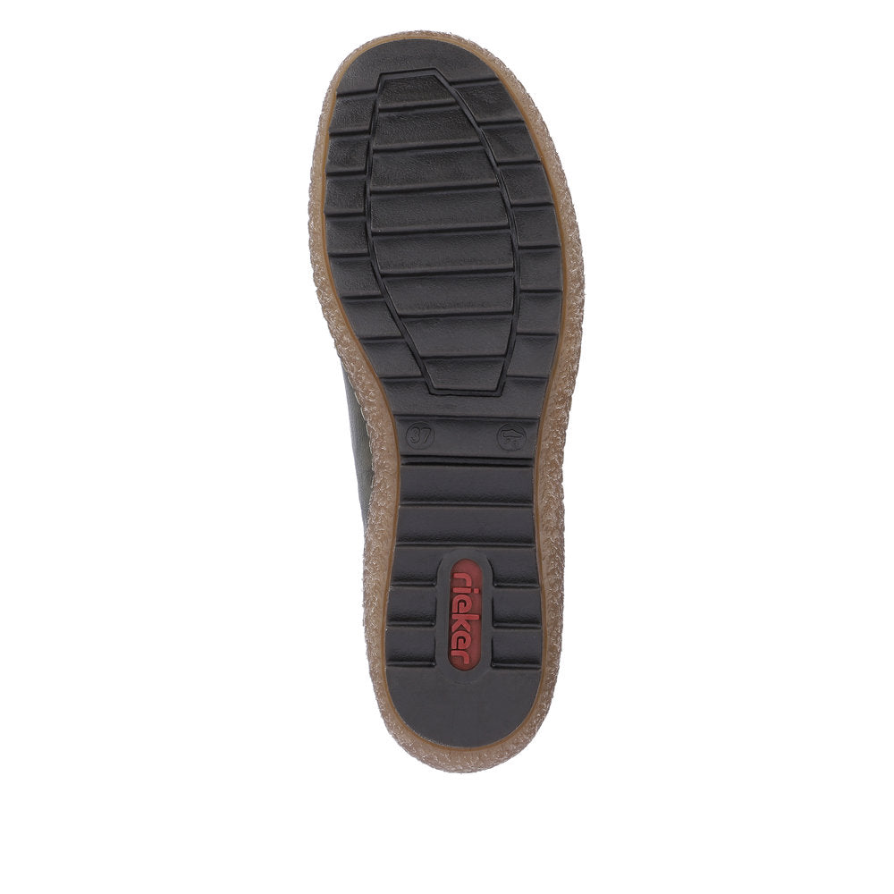 Rieker Ladies Zip Sided Tex Lined Shoe