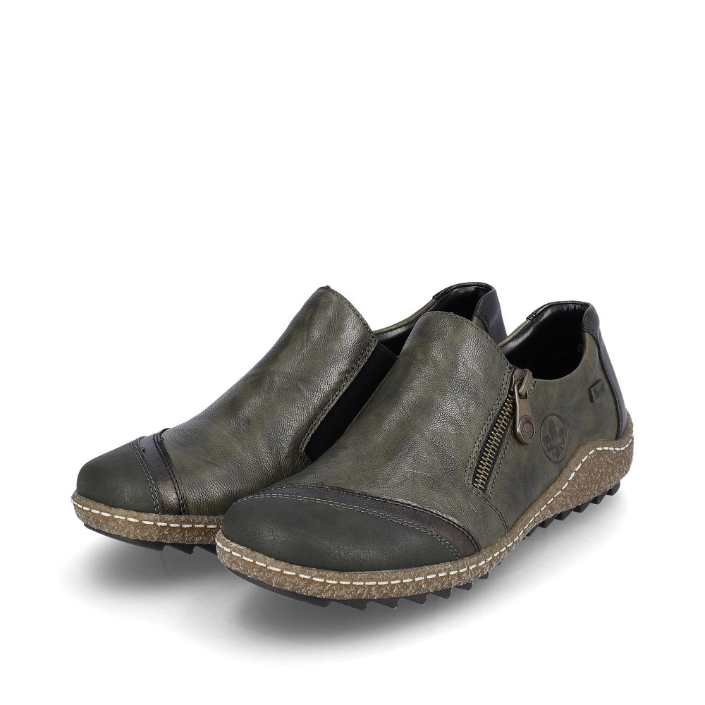 Rieker Ladies Zip Sided Tex Lined Shoe