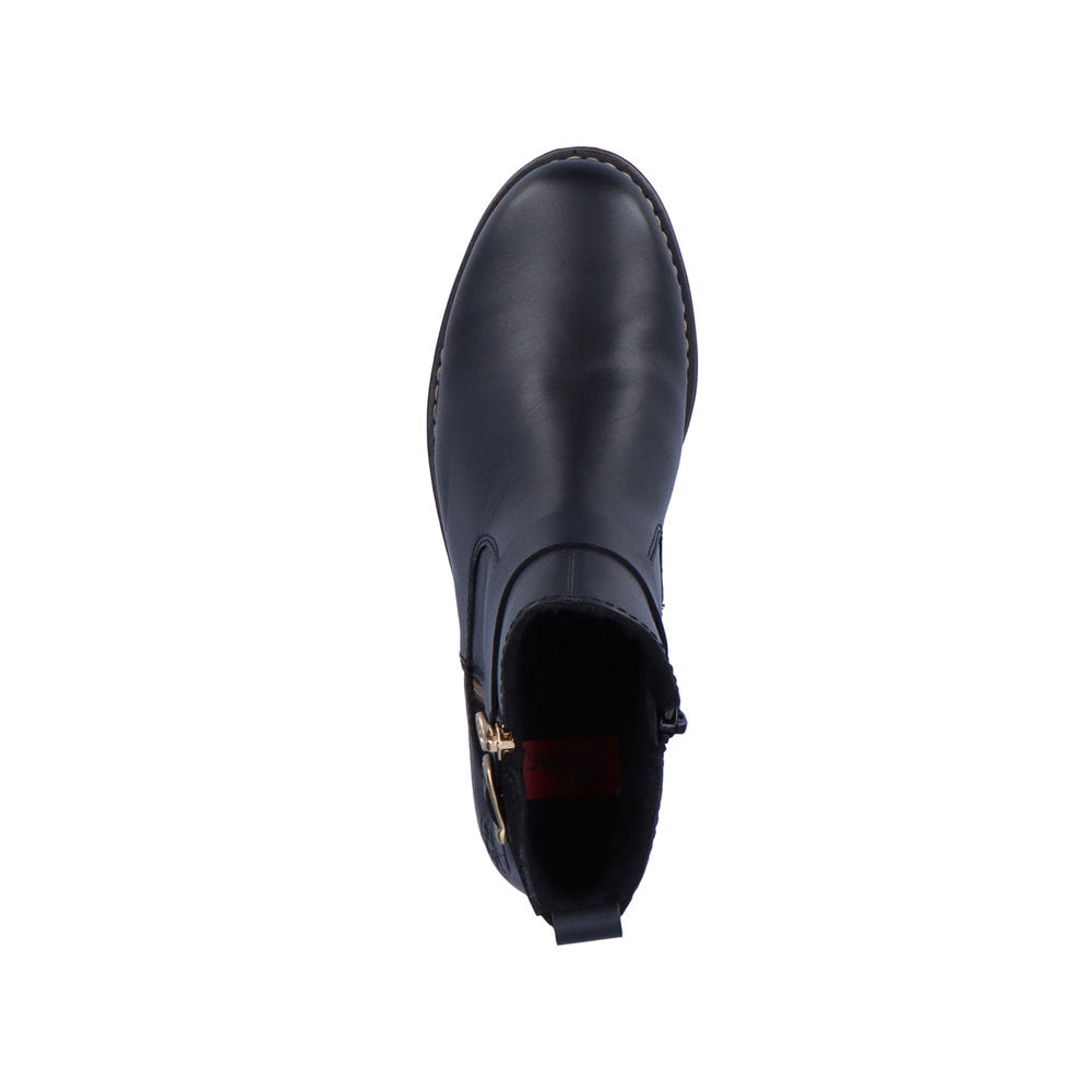 Rieker Ladies Zip Feature Flat Ankle Boot