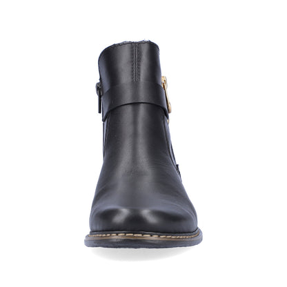 Rieker Ladies Zip Feature Flat Ankle Boot