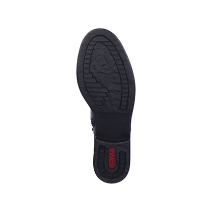 Rieker Ladies Zip Feature Flat Ankle Boot