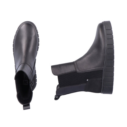 Rieker Evolution Ladies Flatform Ankle Boot