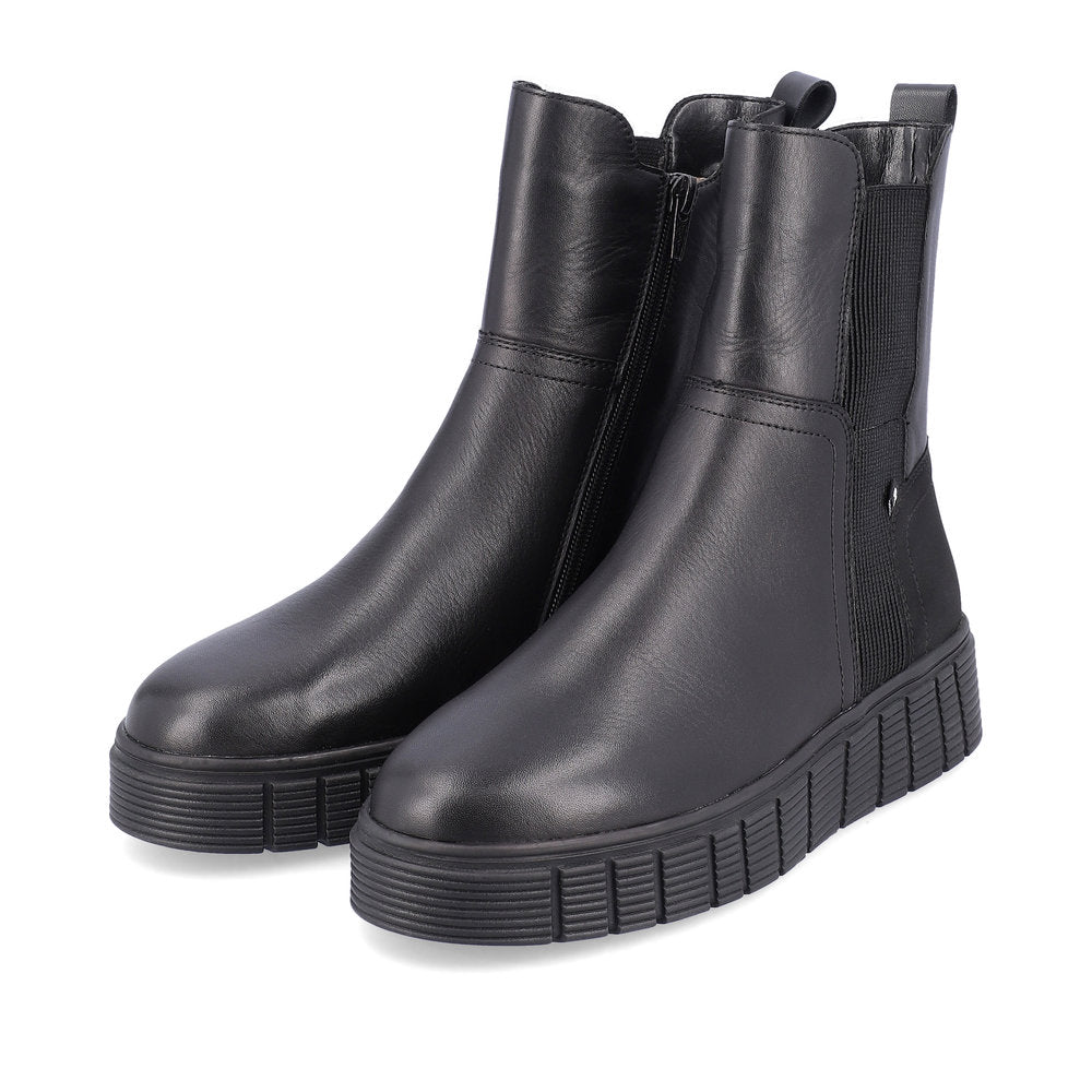 Rieker Evolution Ladies Flatform Ankle Boot