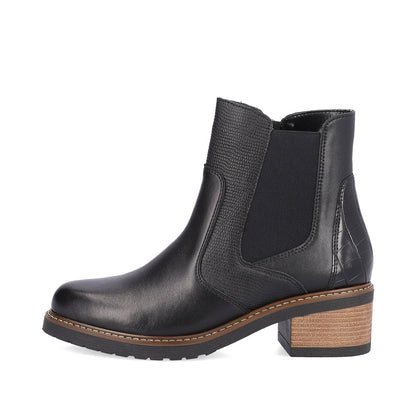 Remonte Ladies Block Heel Zip Ankle Boot