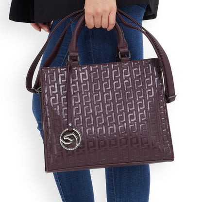 Remonte  Embossed Ladies Two Handle Box Bag