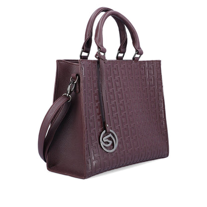 Remonte  Embossed Ladies Two Handle Box Bag