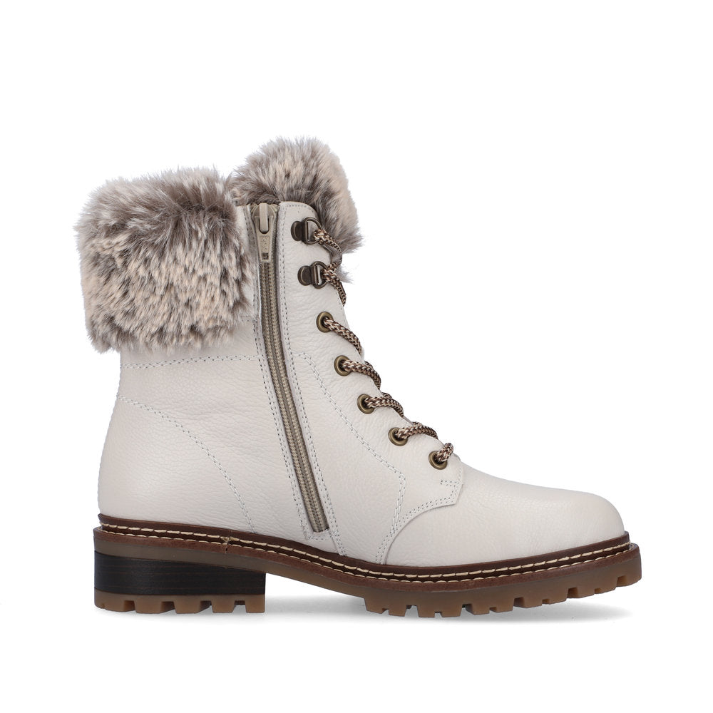 Remonte Faux Fur Trim Ladies Hiker Boot
