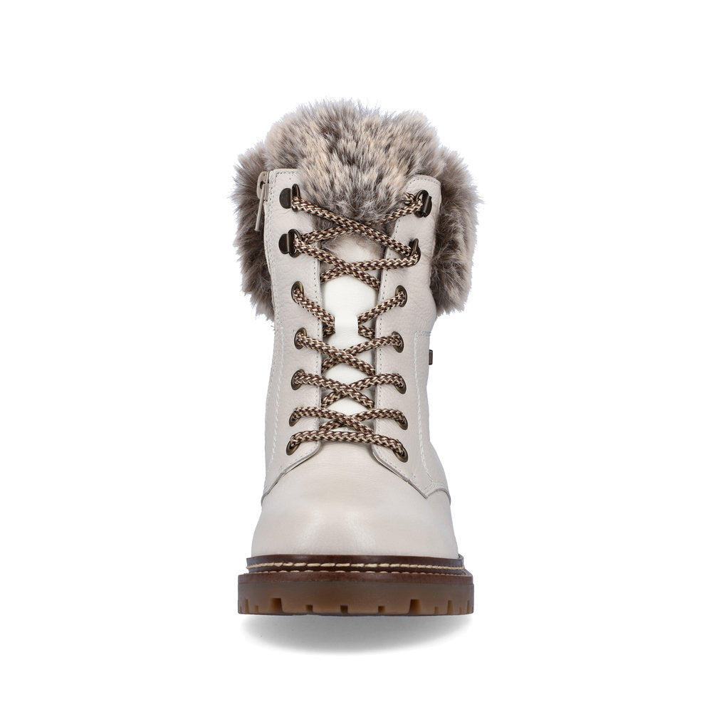 Remonte Faux Fur Trim Ladies Hiker Boot