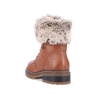 Remonte Faux Fur Trim Ladies Hiker Boot