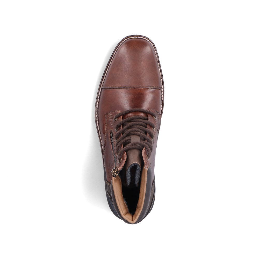 Rieker Mens Lace Up Ankle Boots