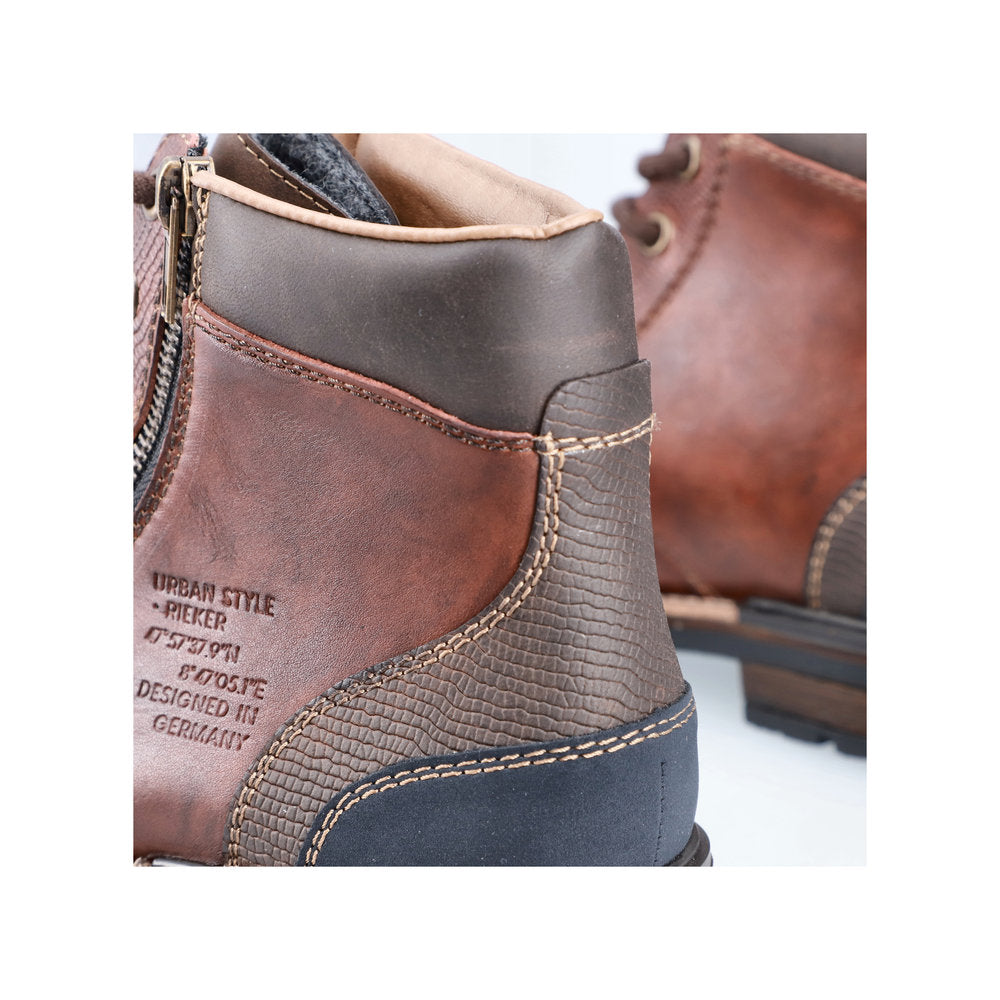 Rieker Mens Lace Up Ankle Boots