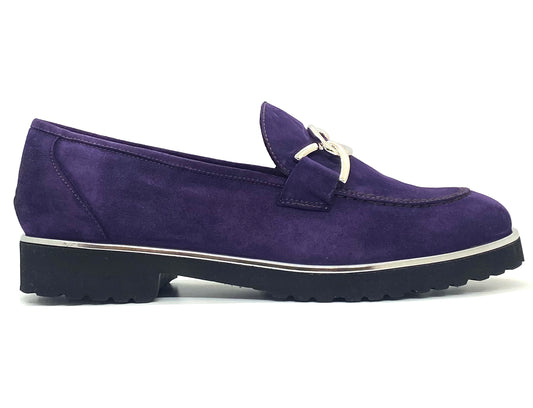 HB Shoes Ladies Suede Loafer