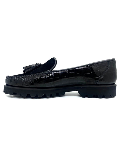 HB Shoes Ladies Tassle Front Abetone Sole Loafer