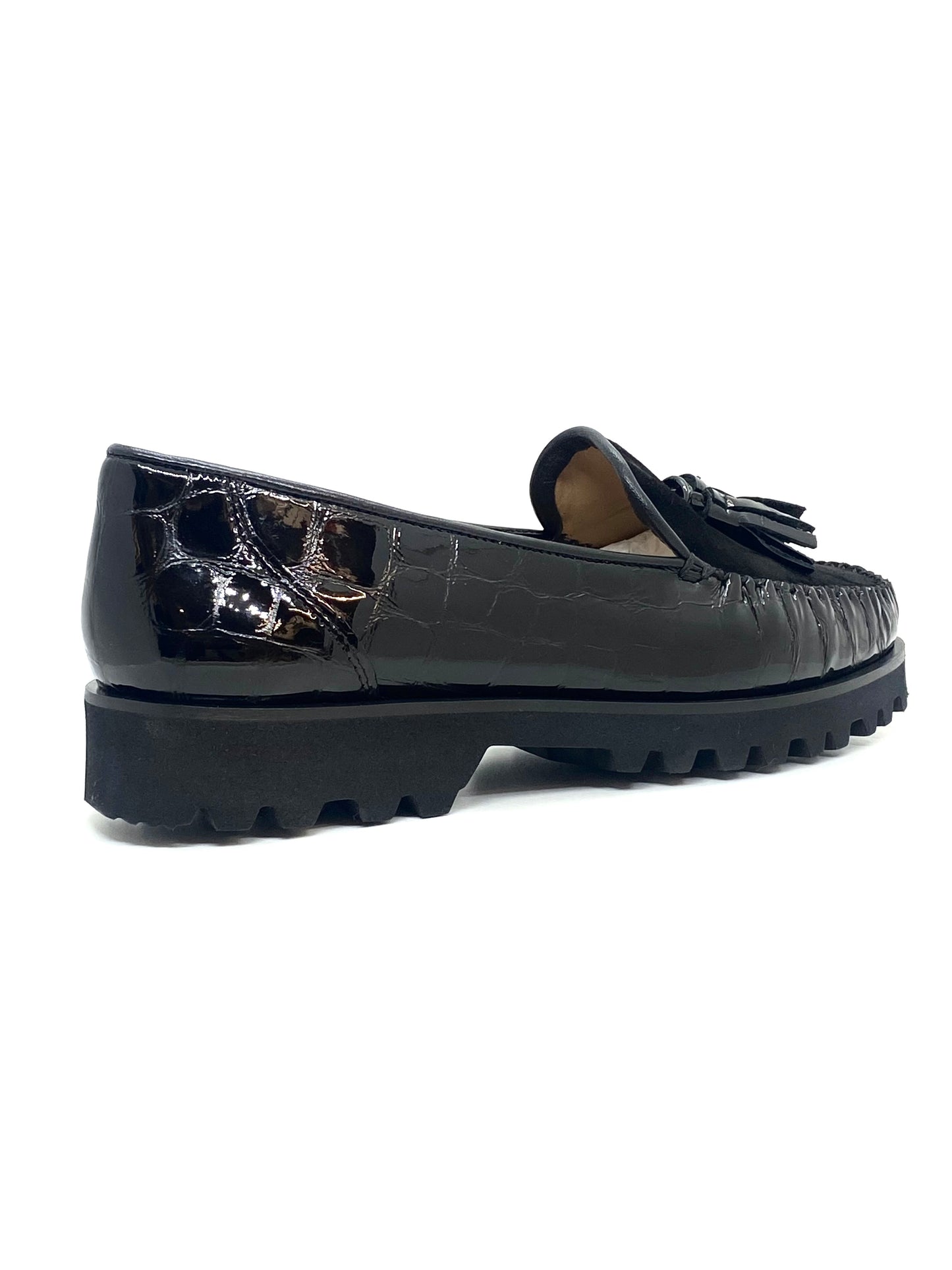 HB Shoes Ladies Tassle Front Abetone Sole Loafer