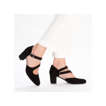 Rieker ladies Cross Strap Court Shoe