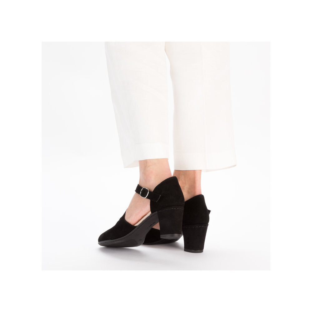 Rieker ladies Cross Strap Court Shoe