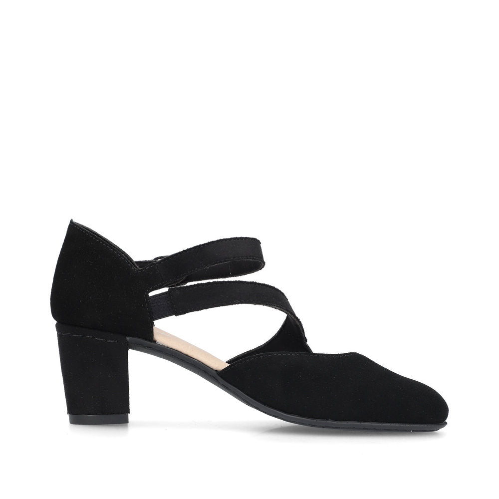 Rieker ladies Cross Strap Court Shoe