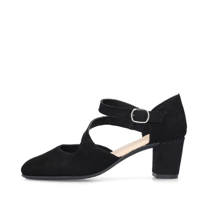 Rieker ladies Cross Strap Court Shoe