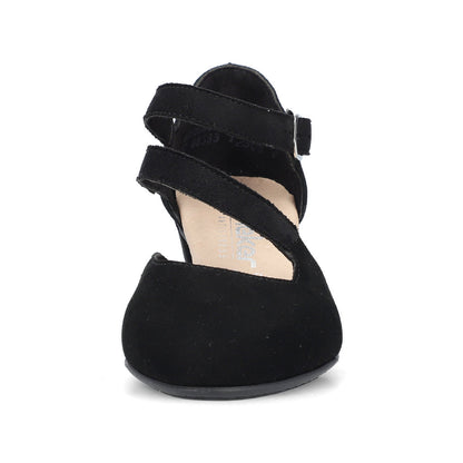 Rieker ladies Cross Strap Court Shoe