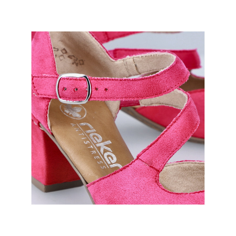 Rieker ladies Cross Strap Court Shoe