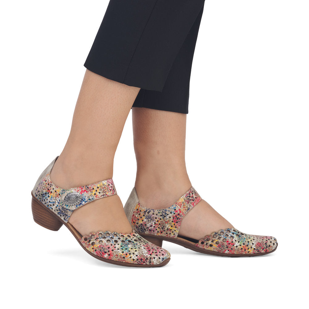 Rieker Ladies Multi Coloured Mary Jane
