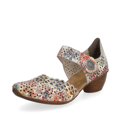 Rieker Ladies Multi Coloured Mary Jane