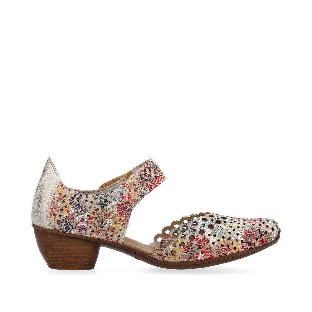 Rieker Ladies Multi Coloured Mary Jane