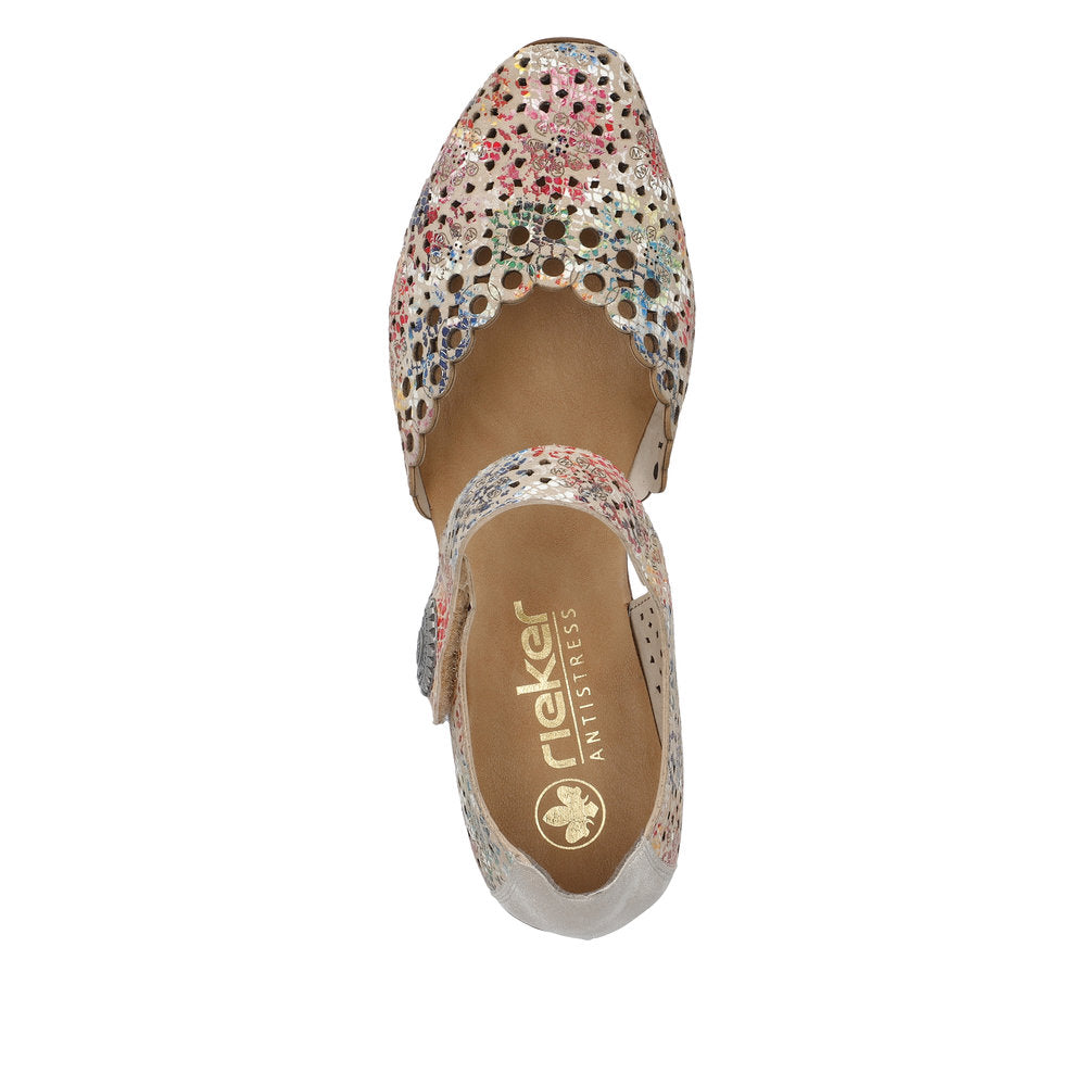 Rieker Ladies Multi Coloured Mary Jane