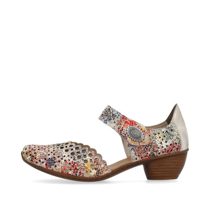 Rieker Ladies Multi Coloured Mary Jane