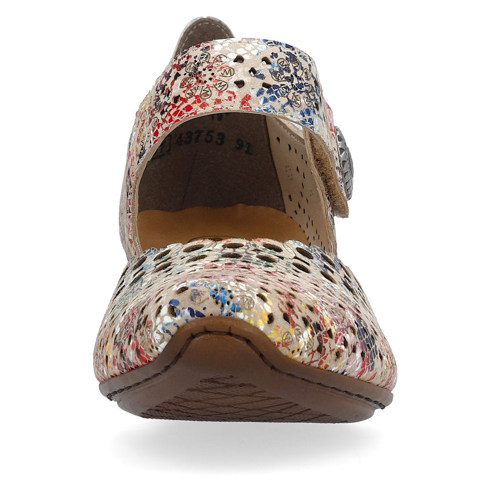 Rieker Ladies Multi Coloured Mary Jane